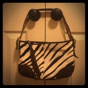 Coach Zebra Bag